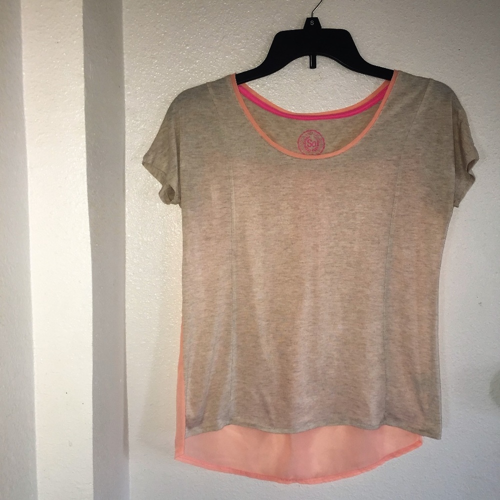 SO X-Small Short Sleeve Blouse